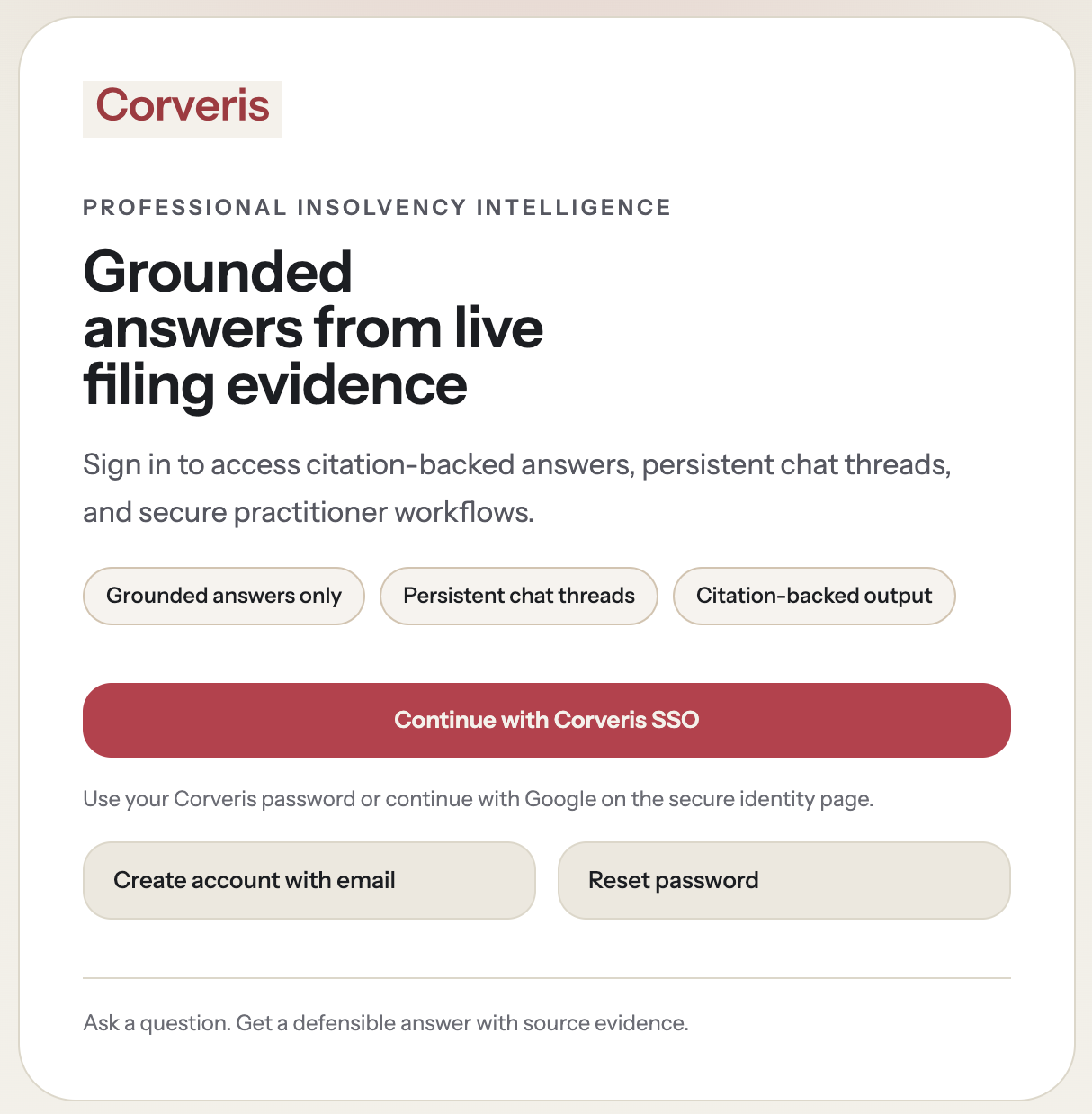Corveris: RAG Intelligence for UK Corporate Insolvency